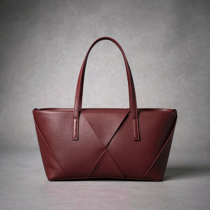 Scultura | Bolso tote alargado con pliegues