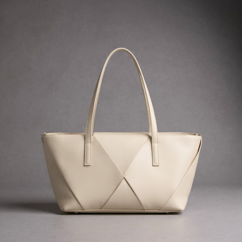 Scultura | Bolso tote alargado con pliegues